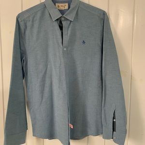 Penguin-dress shirt blue large